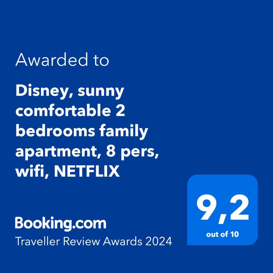 Disney, Sunny Comfortable 2 Bedrooms Family Apartment, 8 Pers, Wifi, Netflix 쉐시 외부 사진